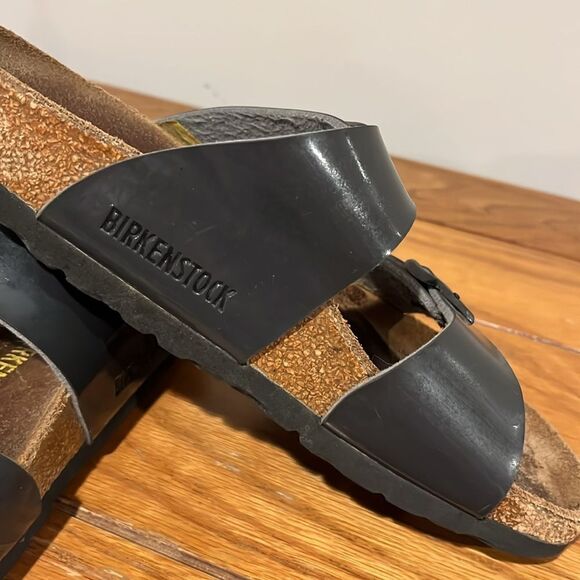 Birkenstock Gray Arizona Sandals Size 37 (W-6-6.5) - Picture 1 of 8